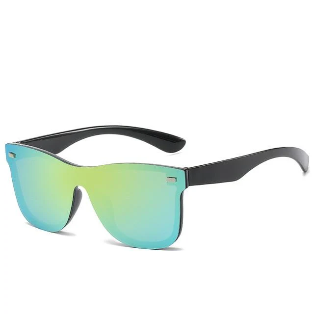 Rimless Mirrored Frameless Sunglasses - Image 3