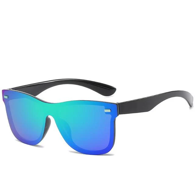 Rimless Mirrored Frameless Sunglasses - Image 4