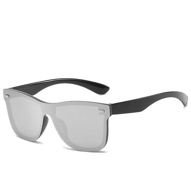 Rimless Mirrored Frameless Sunglasses - Image 9