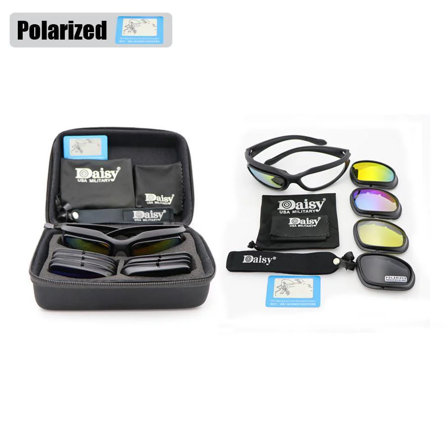 Daisy C5 Polarized Army\Shooting Goggles - 4 Lens Kit - Image 2