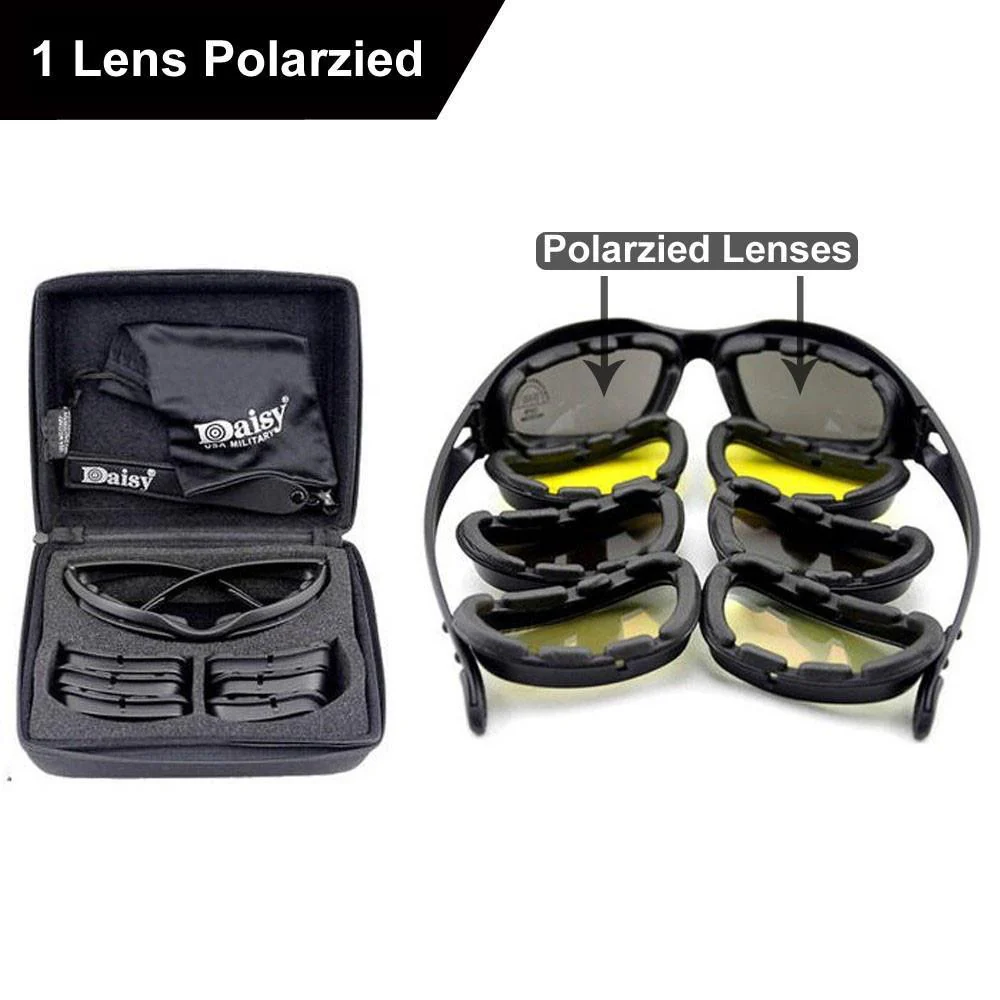 Daisy C5 Polarized Army\Shooting Goggles - 4 Lens Kit - Image 3