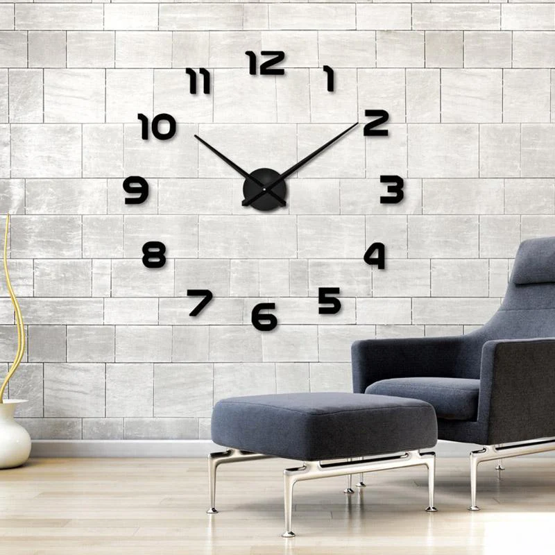 Decorative Modern 3D Wall Clock - Image 2