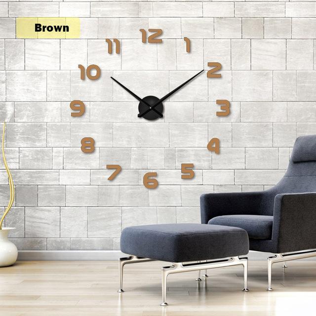 Decorative Modern 3D Wall Clock - Image 4