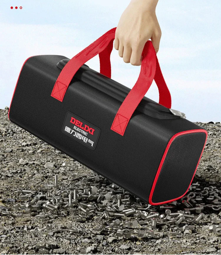 DELIXI Japanese Heavy-Duty Waterproof Rugged Oxford Compact Tool Carrier - Image 15