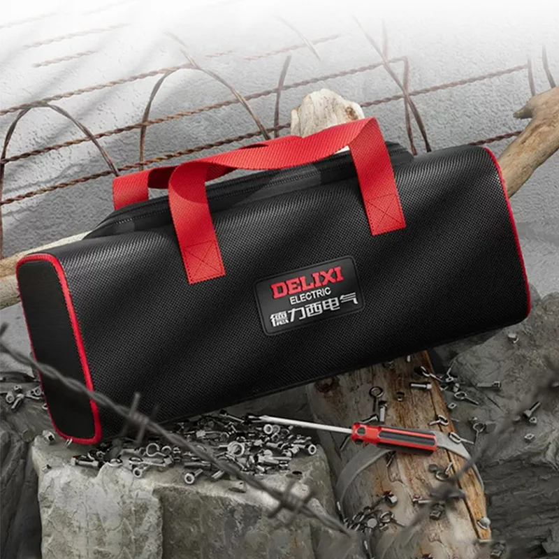 DELIXI Japanese Heavy-Duty Waterproof Rugged Oxford Compact Tool Carrier - Image 6