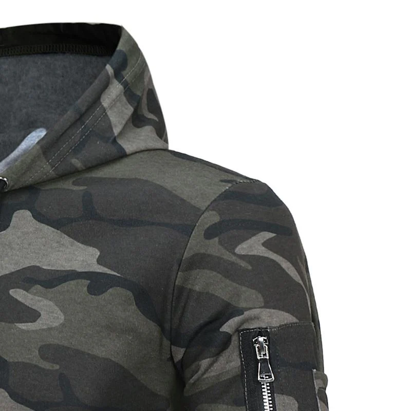 Delta 433 -Tactical Side Pocket Camouflage Hoodie - Image 4