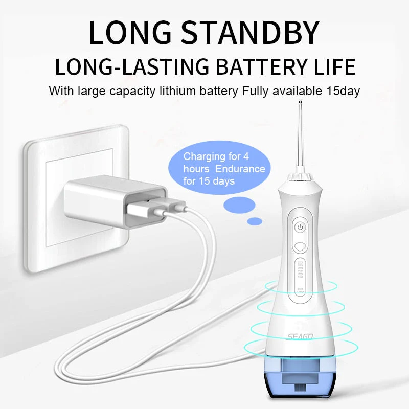 Dental Deep Cleaning Water Jet Flosser (USB Rechargeable) - Image 6