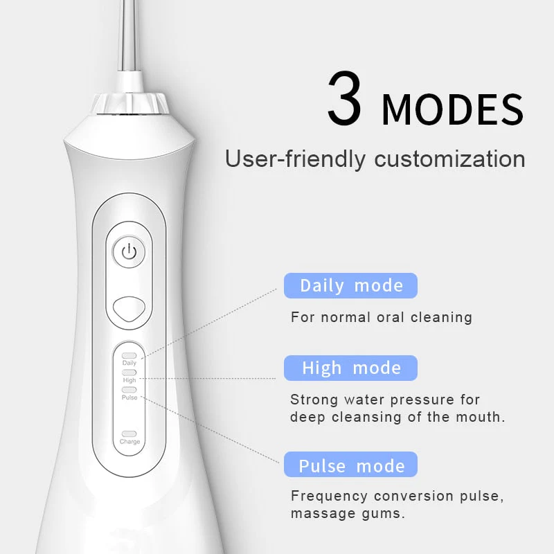 Dental Deep Cleaning Water Jet Flosser (USB Rechargeable) - Image 9