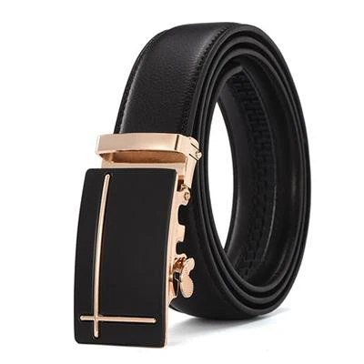 Heroic™ Automatic Buckle Leather Designer Belt For Men - Image 2