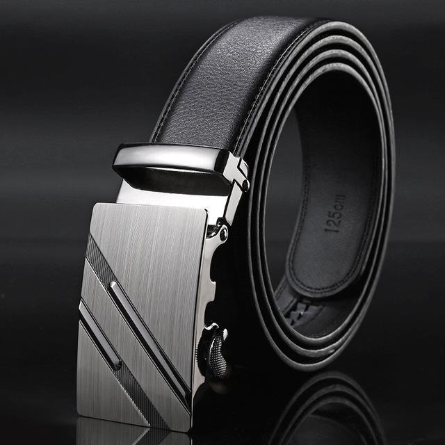 Heroic™ Automatic Buckle Leather Designer Belt For Men - Image 28