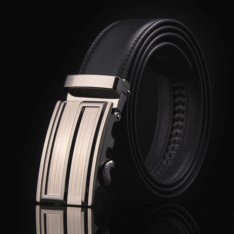 Heroic™ Automatic Buckle Leather Designer Belt For Men - Image 3