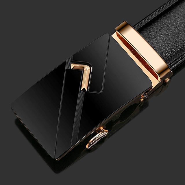 Heroic™ Automatic Buckle Leather Designer Belt For Men - Image 32