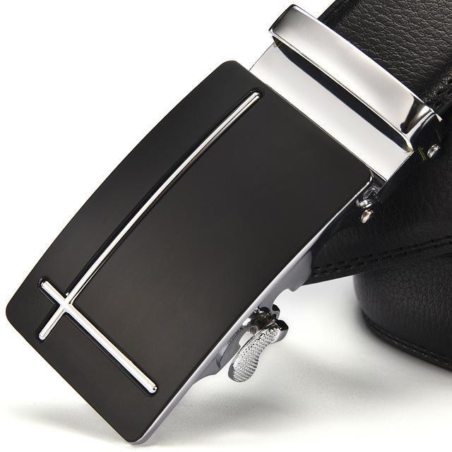 Heroic™ Automatic Buckle Leather Designer Belt For Men - Image 33