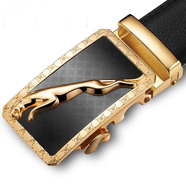 Heroic™ Automatic Buckle Leather Designer Belt For Men - Image 35