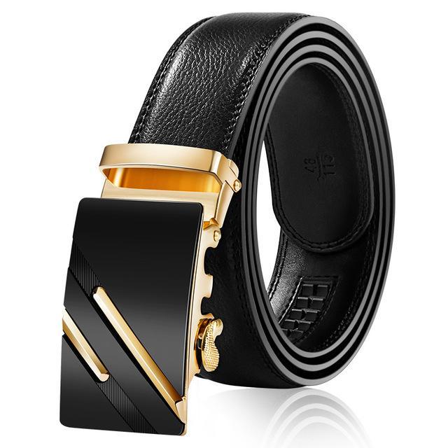 Heroic™ Automatic Buckle Leather Designer Belt For Men - Image 5