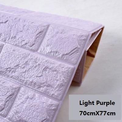 DIY 3D Waterproof Brick Wallpaper (2 pcs) - Image 2
