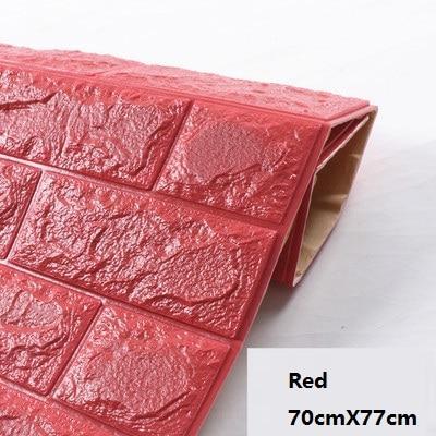 DIY 3D Waterproof Brick Wallpaper (2 pcs) - Image 8
