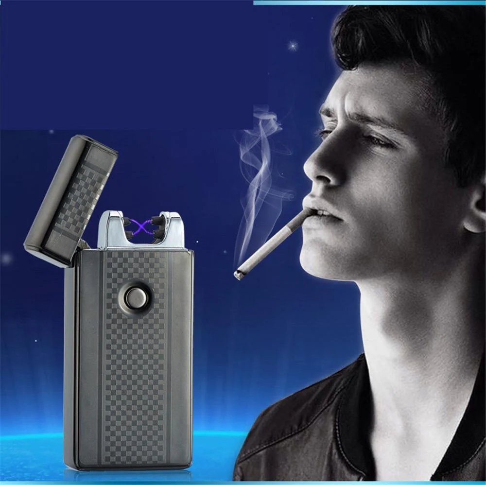 Luxury Double Pulsed Arc Electronic Lighter - Image 2