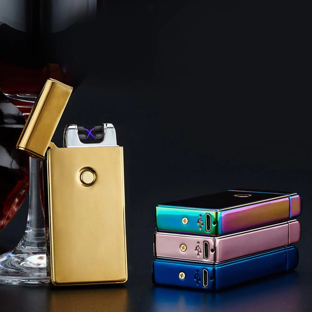 Luxury Double Pulsed Arc Electronic Lighter - Image 3