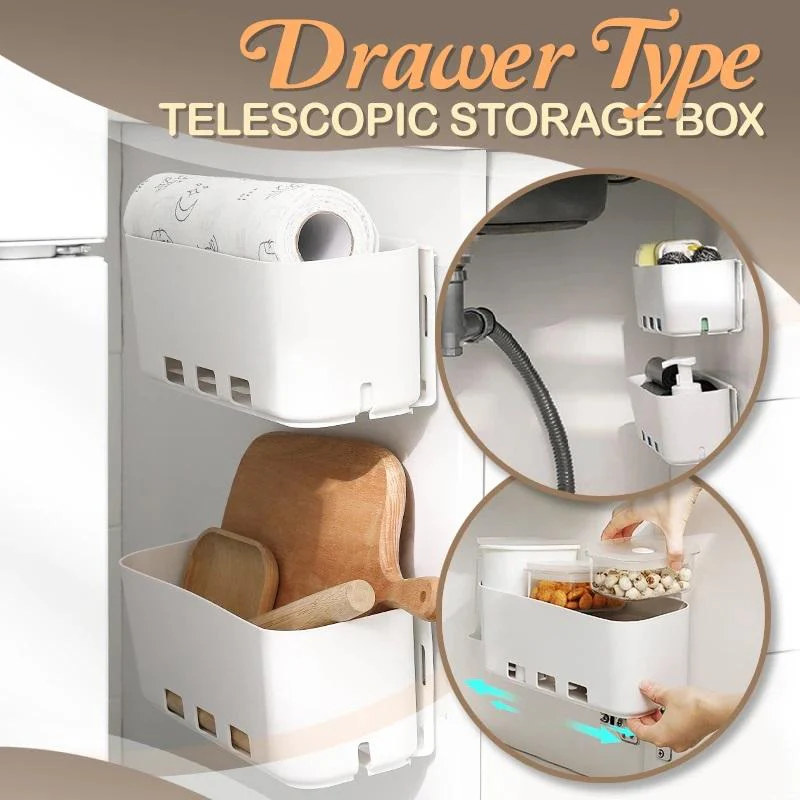Drawer Type Telescopic Storage Box - Image 11