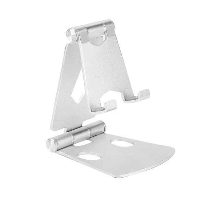 Dual-Hinge Multi-Angle Aluminum Phone/Tablet Stand - Image 3