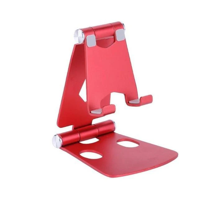 Dual-Hinge Multi-Angle Aluminum Phone/Tablet Stand - Image 4