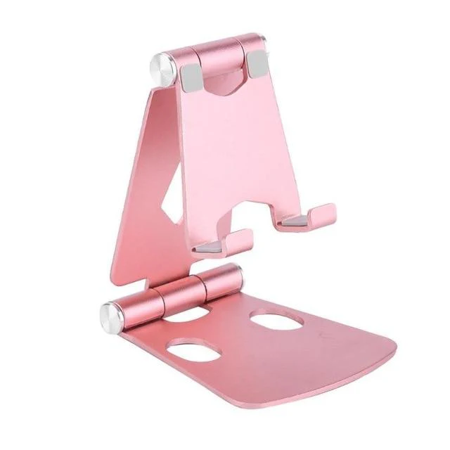 Dual-Hinge Multi-Angle Aluminum Phone/Tablet Stand - Image 6