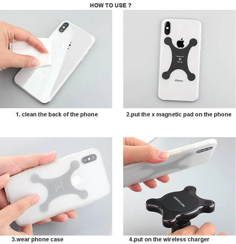 2-IN-1 Qi-Wireless Magnetic Phone Charger - Image 10