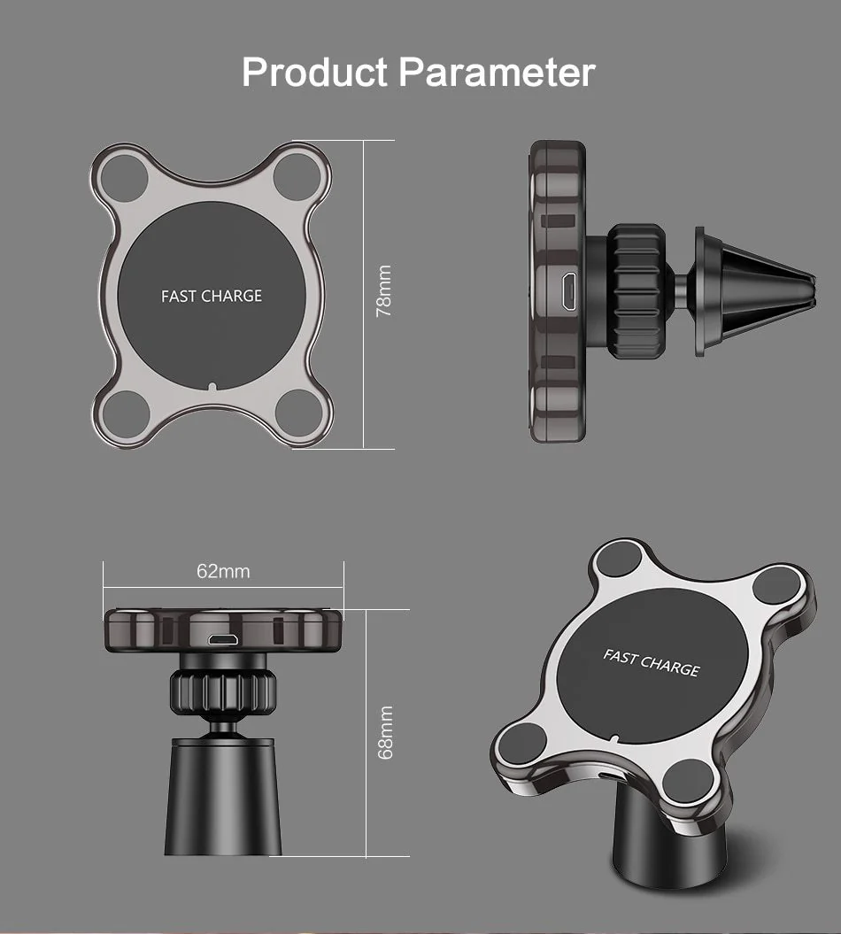 2-IN-1 Qi-Wireless Magnetic Phone Charger - Image 5