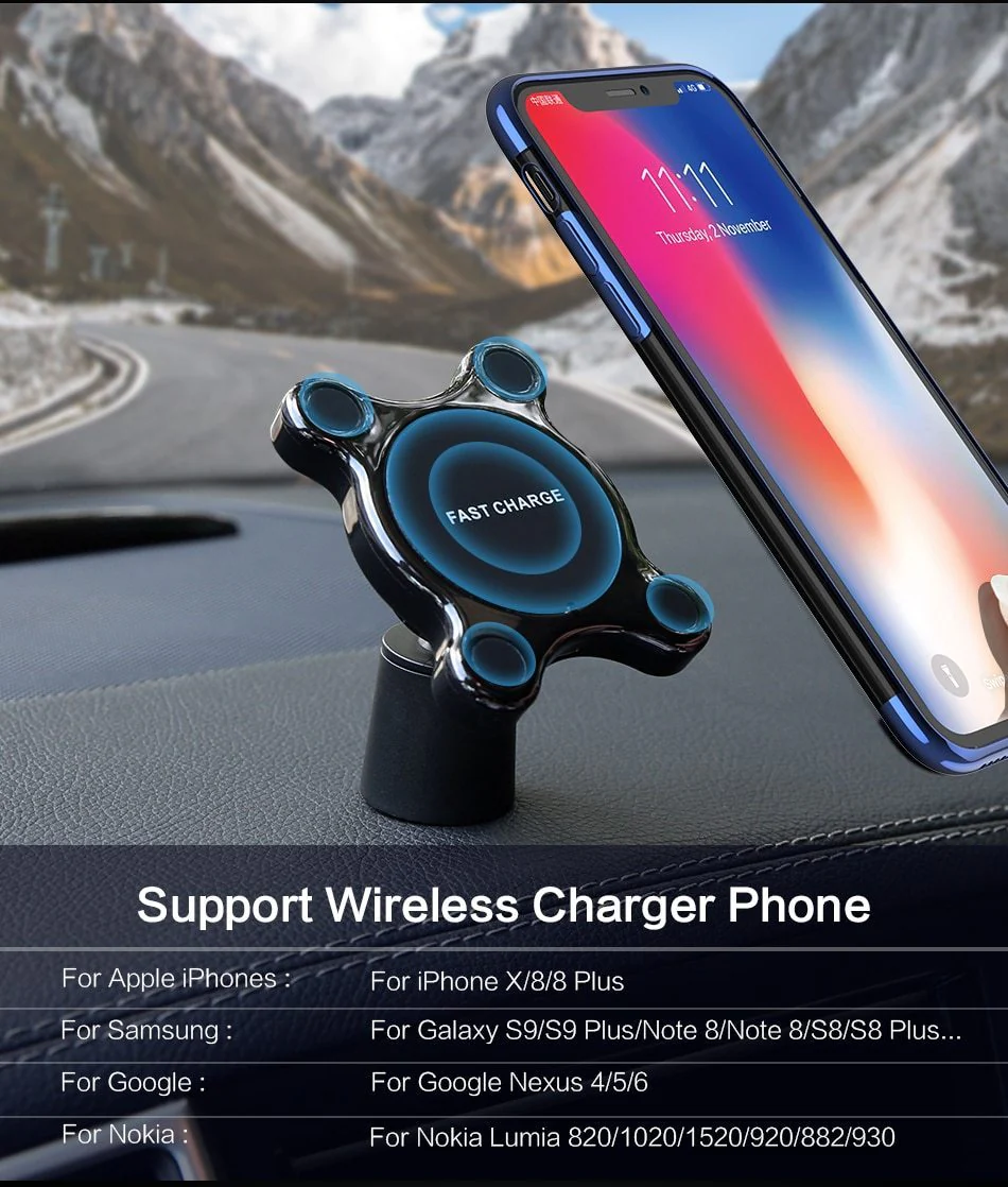 2-IN-1 Qi-Wireless Magnetic Phone Charger - Image 6