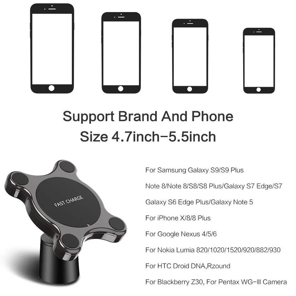 2-IN-1 Qi-Wireless Magnetic Phone Charger - Image 9