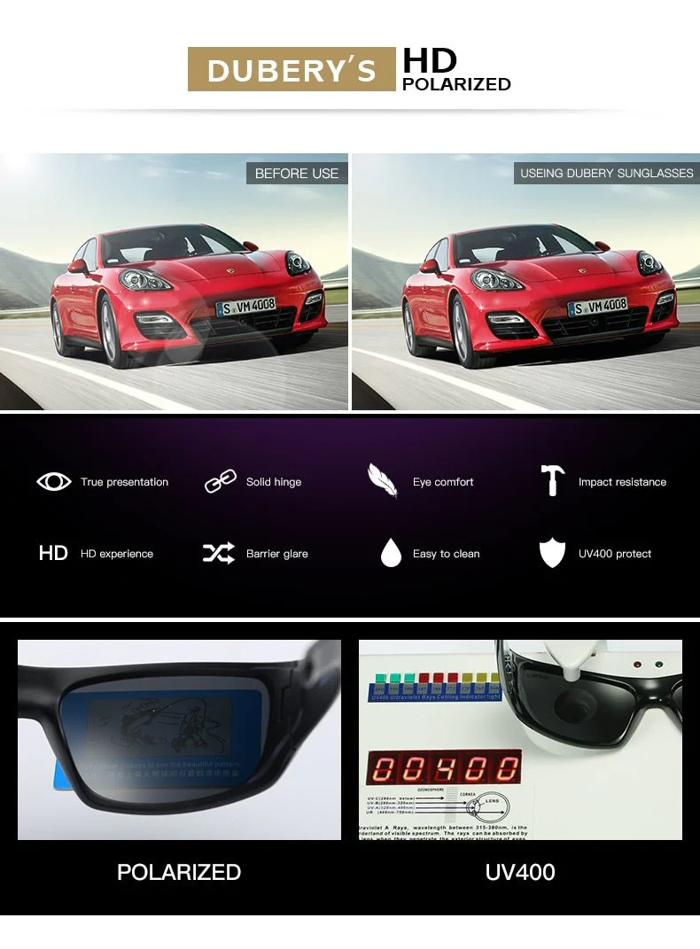 DUBERY™ Sporty Polarized Sunglasses For Men - Image 30