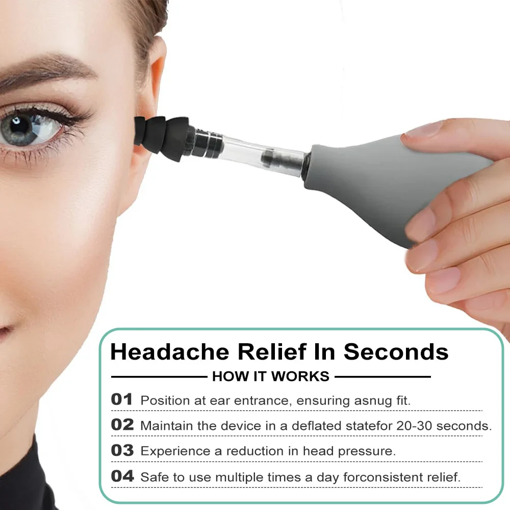 Headaches & Tension Drug-Free Senior-Friendly Ear Pressure Relief Device - Image 6