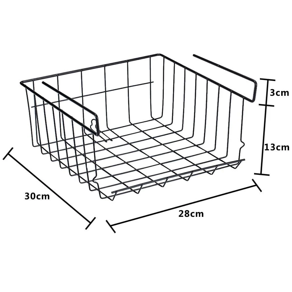 Easy-Hang Organizing Wire Storage Basket - Image 7