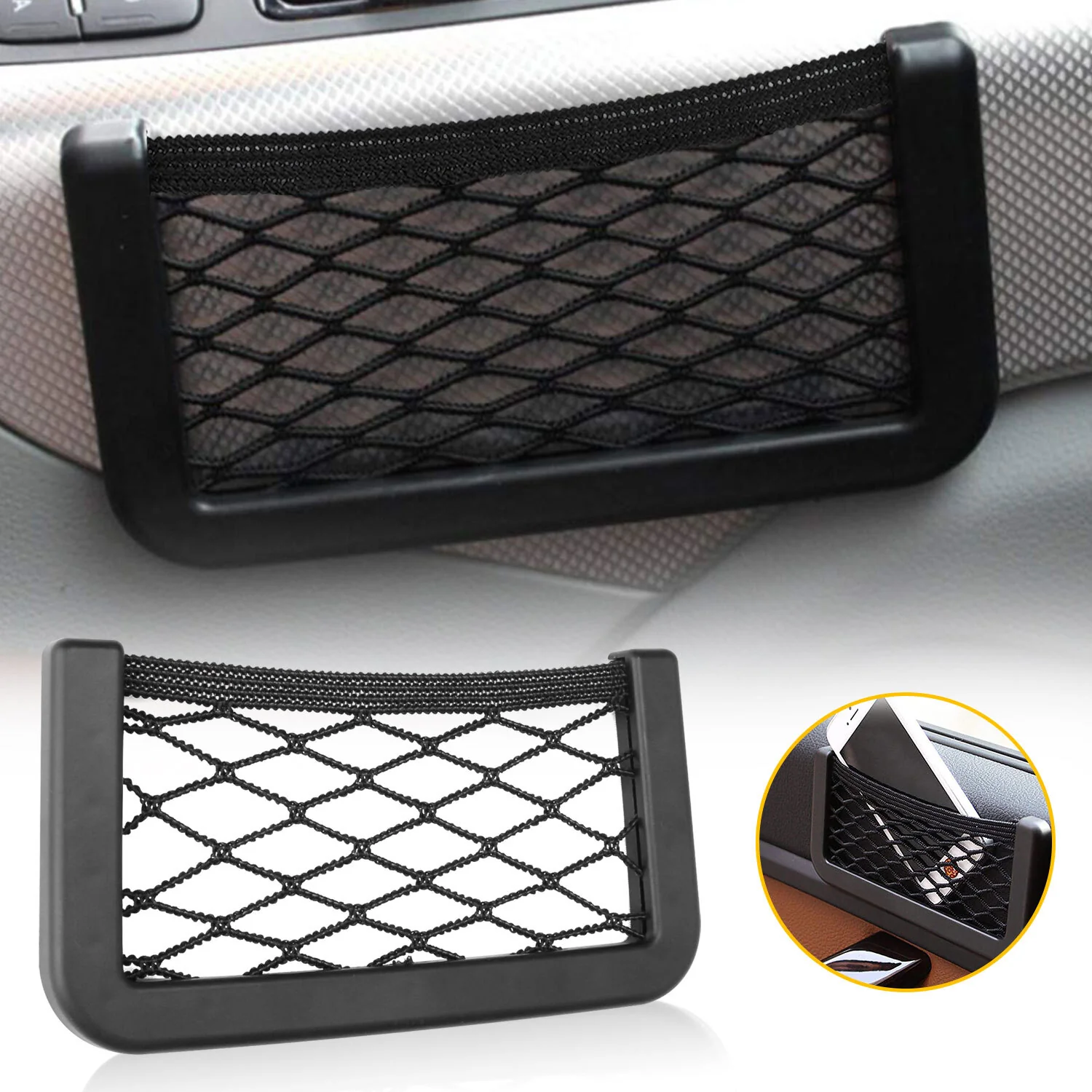 EASY STICK-ON STORAGE POCKET (2pc set) - Image 6