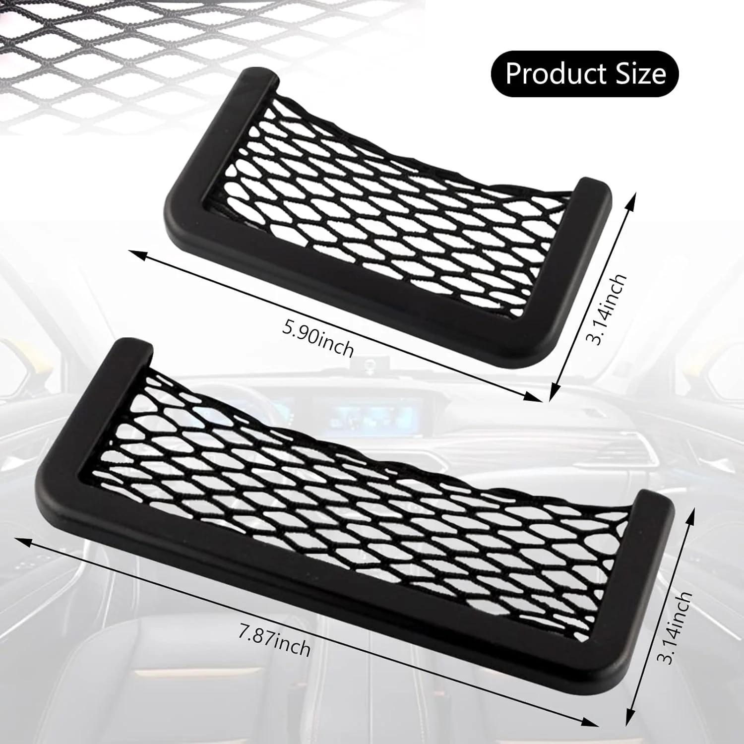 EASY STICK-ON STORAGE POCKET (2pc set) - Image 7