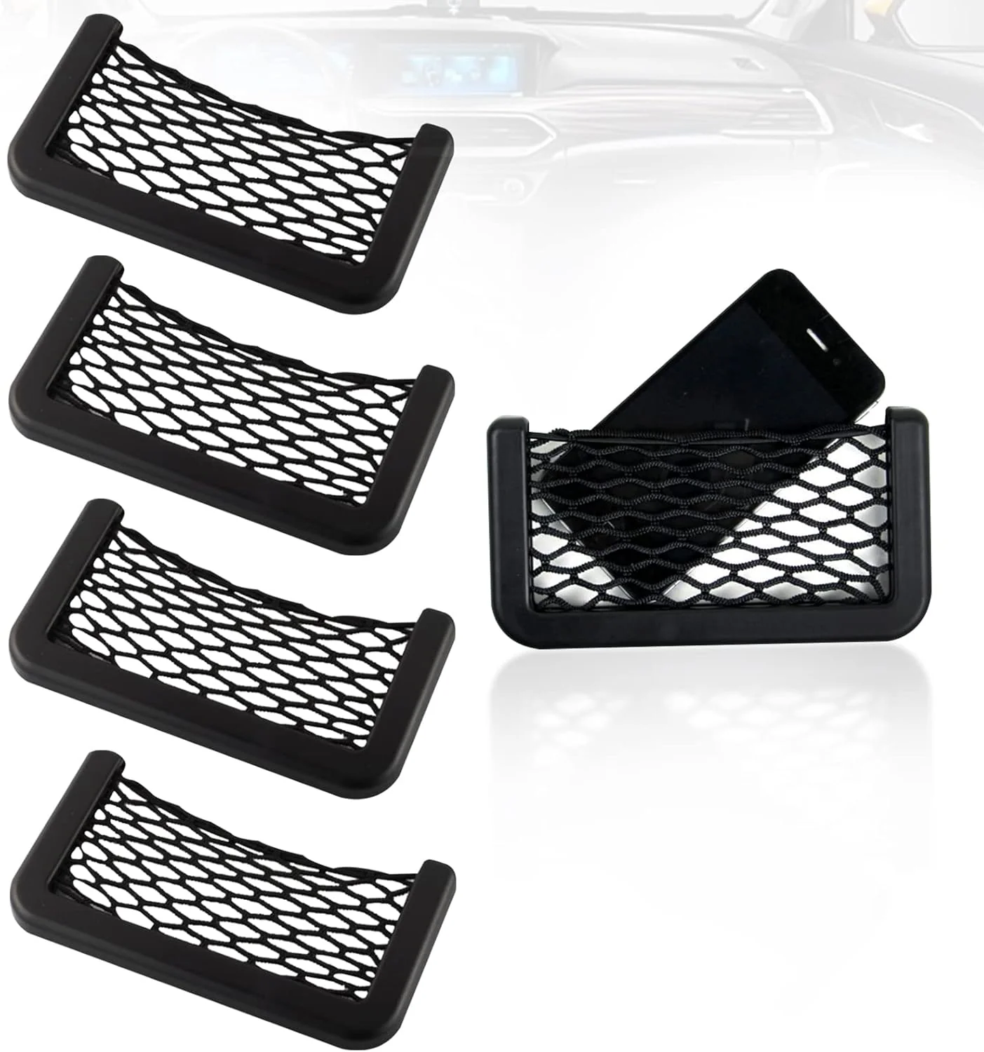 EASY STICK-ON STORAGE POCKET (2pc set) - Image 8