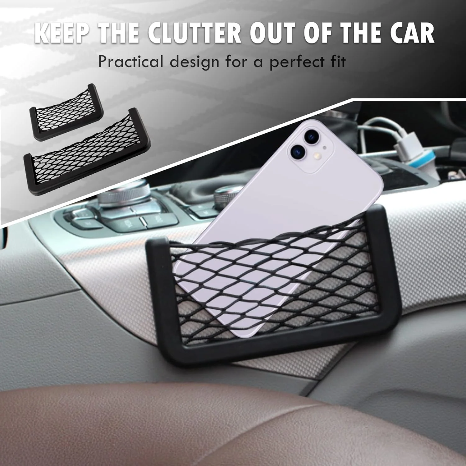 EASY STICK-ON STORAGE POCKET (2pc set) - Image 9