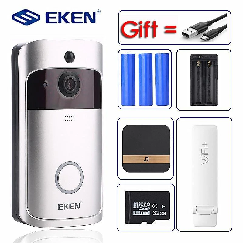 EKEN™ V5 Smart Wireless WiFi Video Doorbell Camera - Image 4