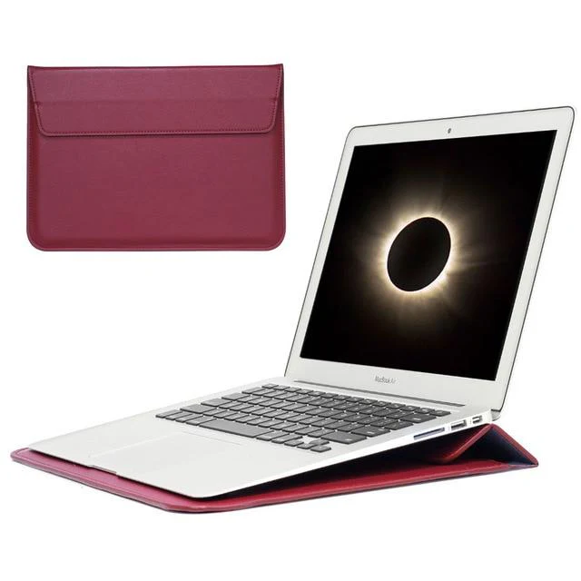 Leather Laptop Case with Stand Function - Image 10