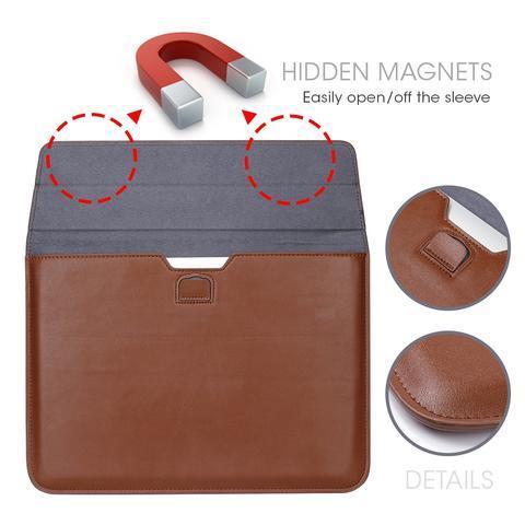 Leather Laptop Case with Stand Function - Image 12