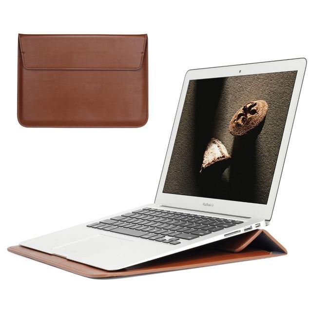 Leather Laptop Case with Stand Function - Image 2