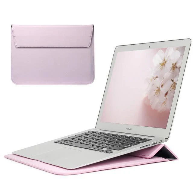 Leather Laptop Case with Stand Function - Image 4