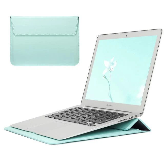 Leather Laptop Case with Stand Function - Image 5