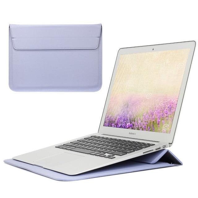 Leather Laptop Case with Stand Function - Image 8