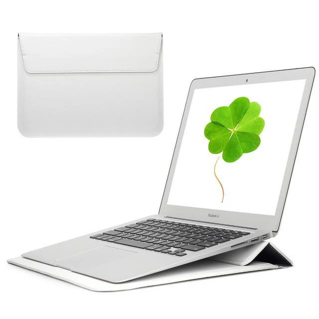Leather Laptop Case with Stand Function - Image 9
