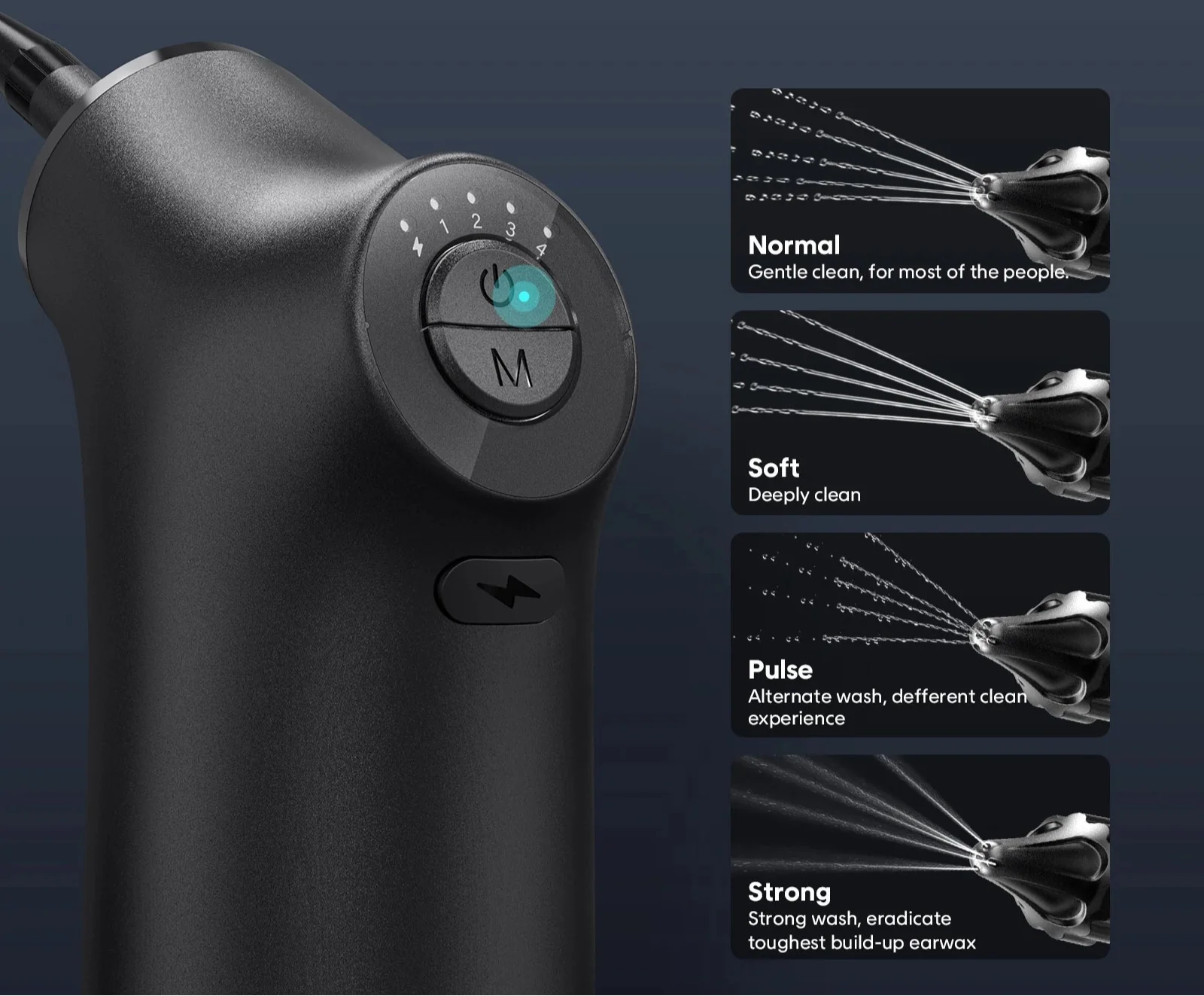Electric Rechargeable 4 Pressure Modes Ear Wax Removal - Image 10