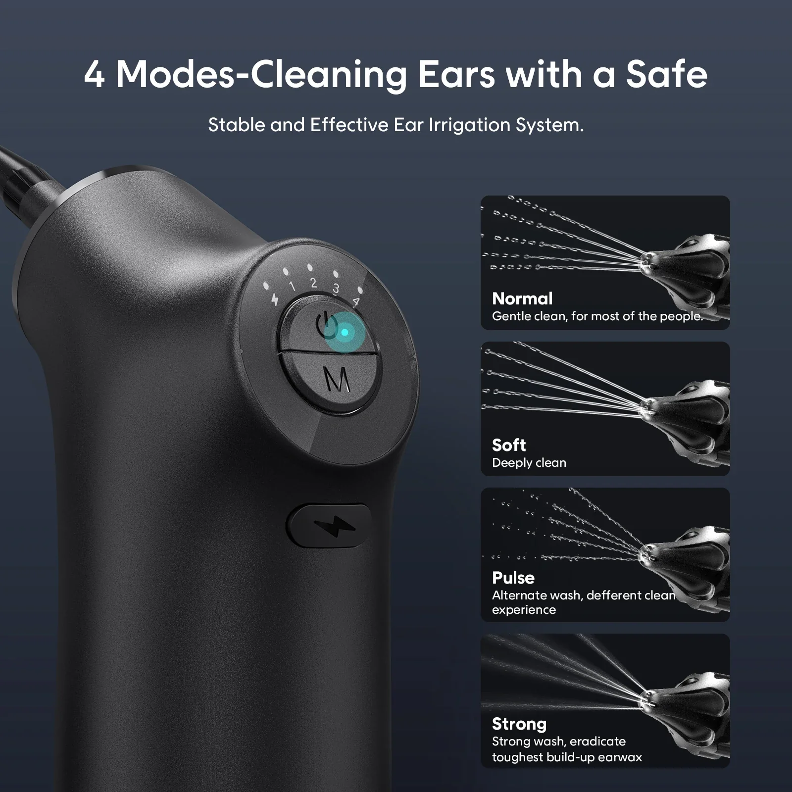 Electric Rechargeable 4 Pressure Modes Ear Wax Removal - Image 3