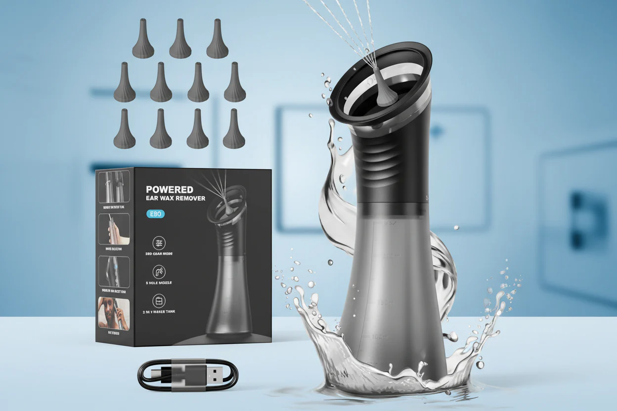 Rechargeable 3 Pressure Modes Dual-Tank Ear Wax Removal - Image 17