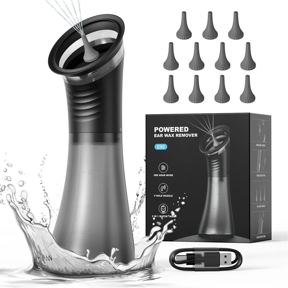 Rechargeable 3 Pressure Modes Dual-Tank Ear Wax Removal - Image 18